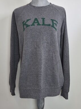 Kale Sweater Large Sub Urban Riot Grey Crewneck Pullover